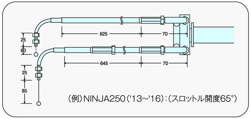 Compact High-Throttle Kit, Blue, Ninja 250