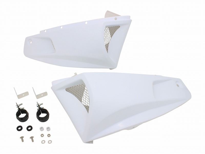 Muscle Line Half Cowl, white gel coat, ZZR1100 (D-type)