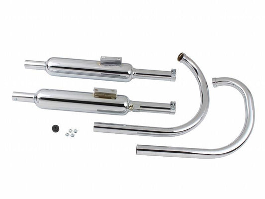 W1タイプフルエキゾーストマフラー メッキ W650