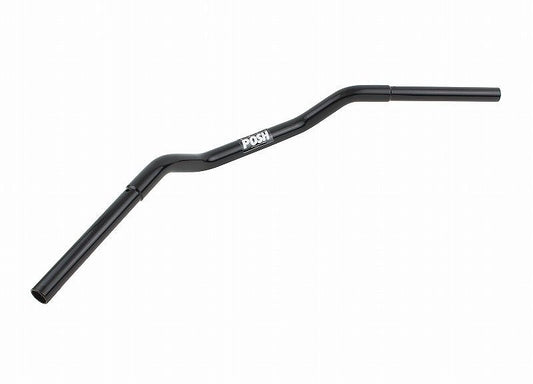 コンチハンドルスチール ブラックメッキ W650(ALL) ハンドルバー