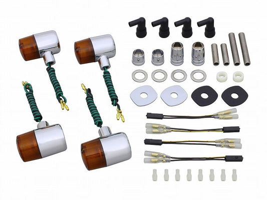 クラシカルウインカー メッキ/オレンジ 71タイプ W800