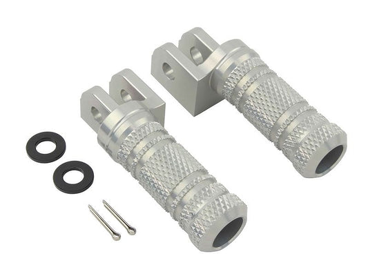 Machined Step Bar Silver for Honda/Suzuki
