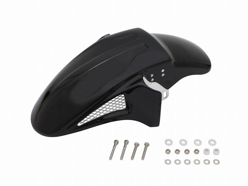 3D-TECHフロントフェンダー 黒ゲルコート XJR1300