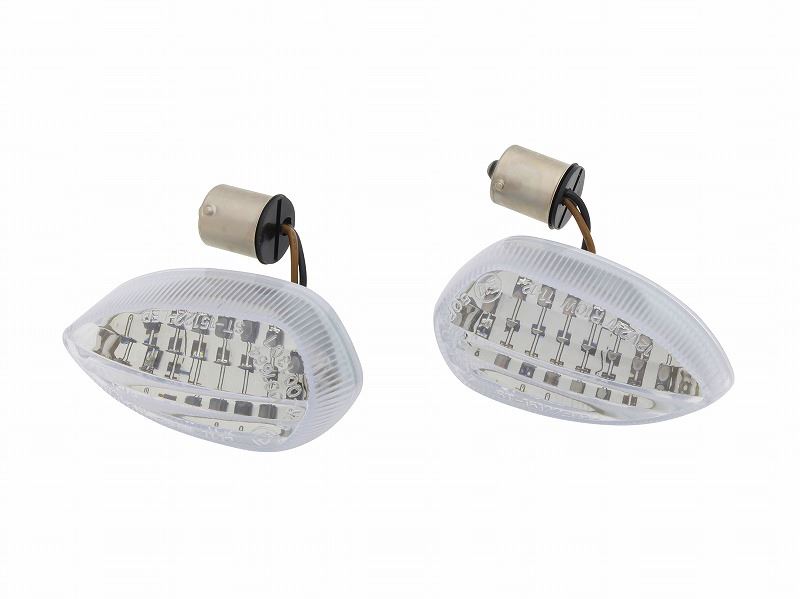 シーケンシャルコンバージョンキット クリアー YZF-R25/R3 MT-25/03 XSR900 MT-09等 2個入り