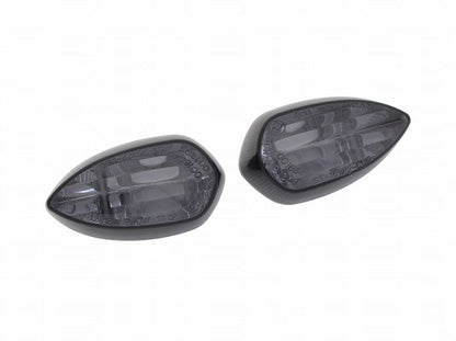 0 Blinker Lens Set, Smoked Lens, YZF-R25/R3, MT-25/03, XSR900, MT-09, etc., 2 pieces