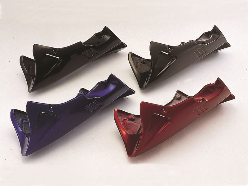 Muscle Line Under Cowl Black Gel Coat ZRX400/(2)