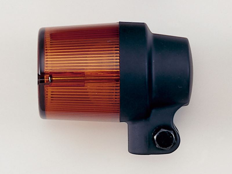 Superbike Turn Signals, Black/Orange GSX400 Impulse