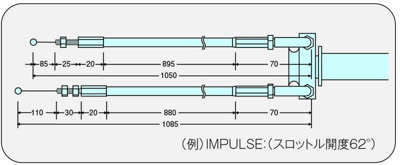 Compact High Throttle Kit Silver Impulse CB1300SF CB1000