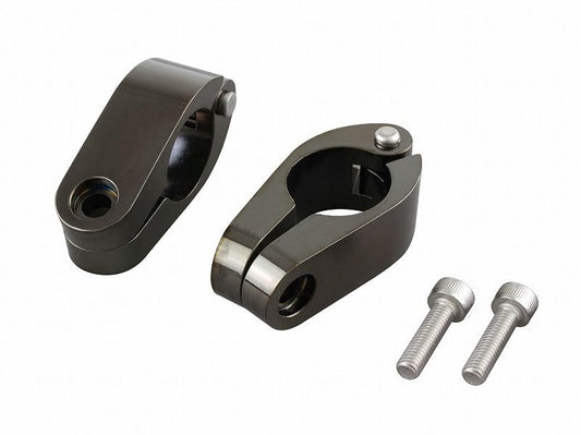 Quick Release Brace Clamps Black Chrome, 2 pcs.