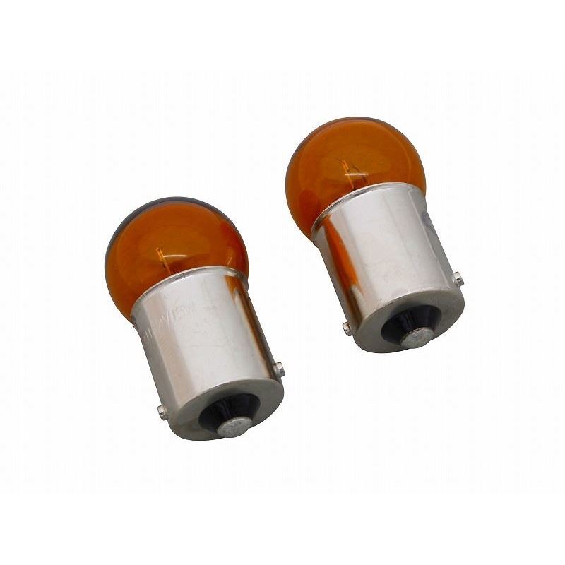 ウインカーバルブ オレンジ 12V-21/5W G18 2個入り