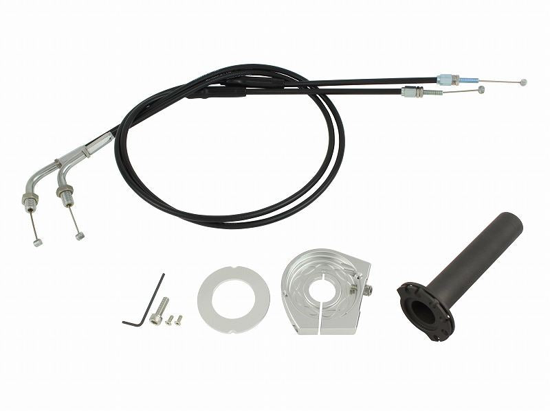 Smooth Slimline High Throttle Kit Silver GPZ900R