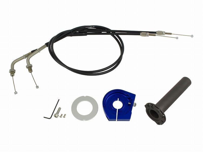 Smooth Slimline High Throttle Kit Blue for ZZR1100, ZX-9R, ZZR400, etc.