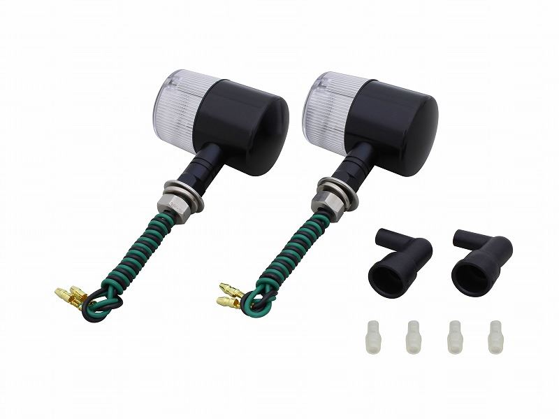 Middle Machine Winker Short Stay Black/Clear Single Bulb/71 Type 2pcs