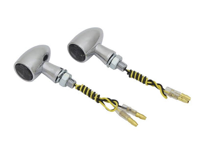 アルミバレットウインカー クローム/スモーク 2個入り