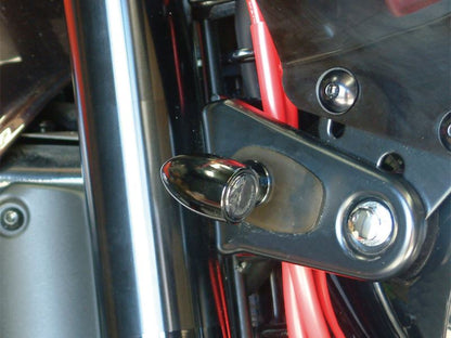 アルミバレットウインカー クローム/スモーク 2個入り