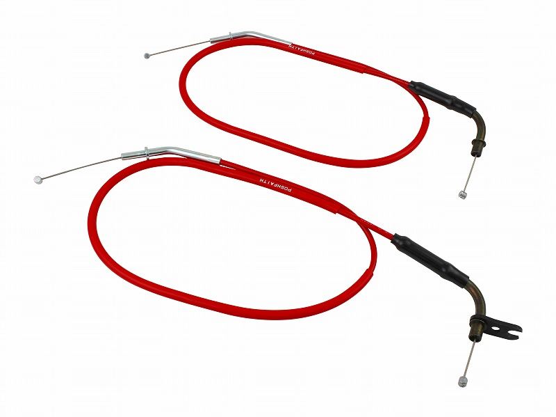 Colored Throttle Cable Set Red Z900RS