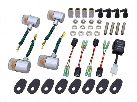 クラシカルウインカーキット メッキ/クリアー 71タイプ Z900RS/CAFE