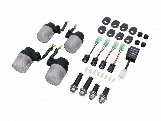 スーパーバイクウインカーキットS球 ブラック/クリアー Z900RS/CAFE