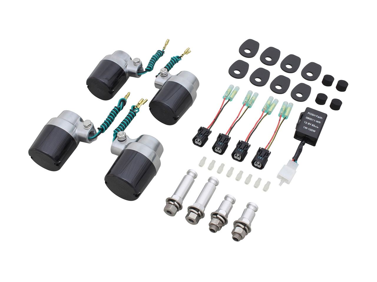 Superbike Blinker Kit S-Ball Silver/Smoke Z900RS/CAFE