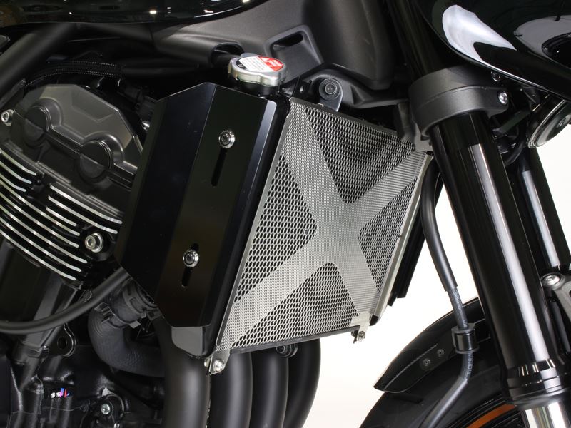 Radiator Core Guard Stainless Steel/Black Z900RS/CAFE