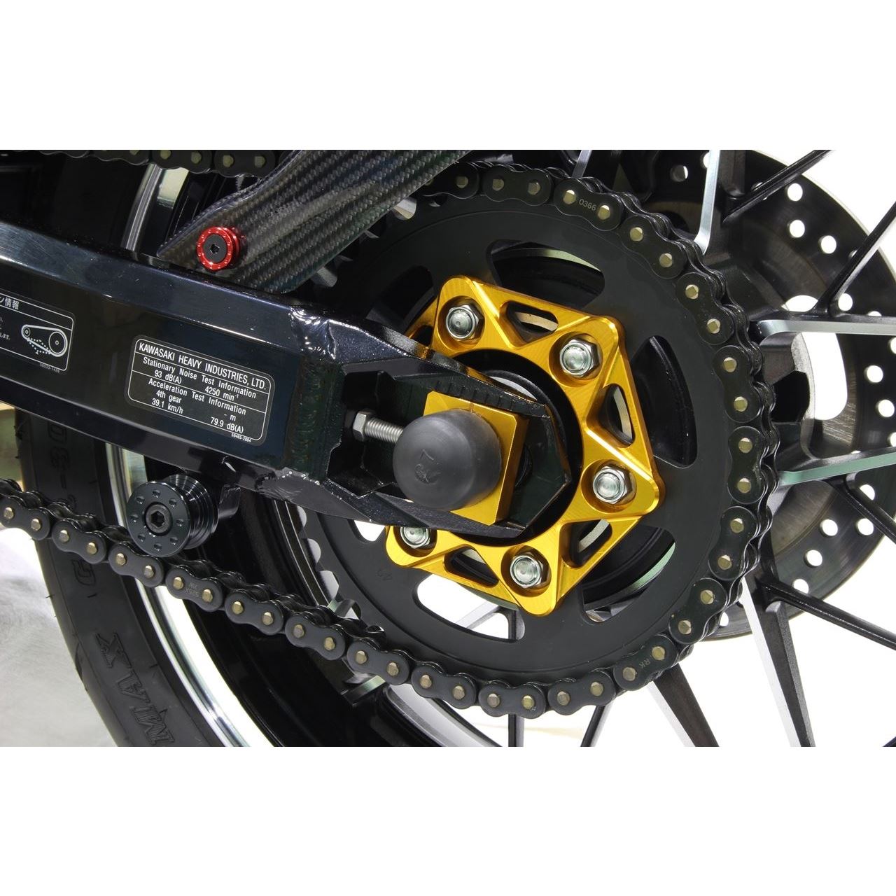 リアスプロケットスペーサー ゴールド Z900RS/CAFE