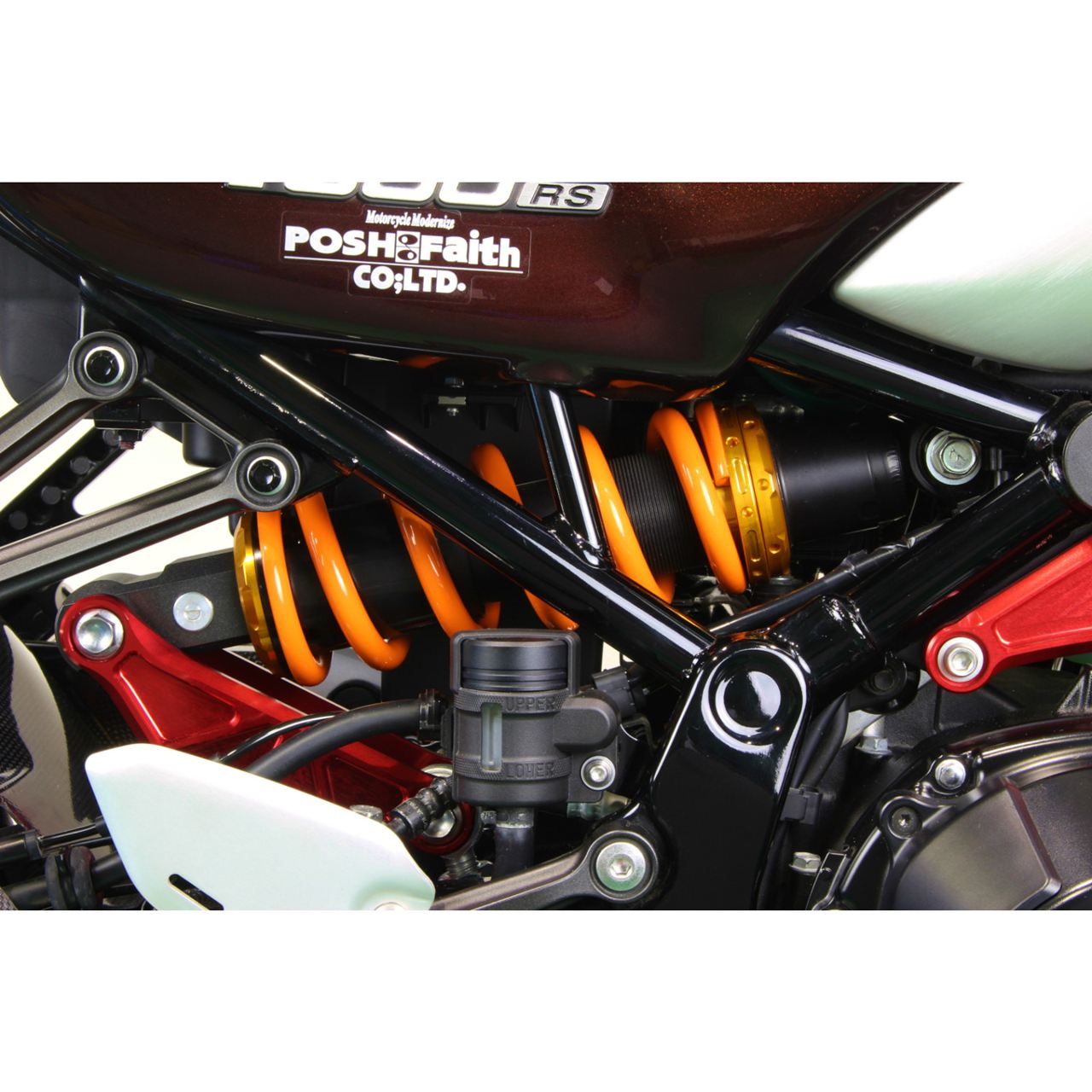 カラーリアショックスプリングセット オレンジ/ゴールド Z900RS/CAFE