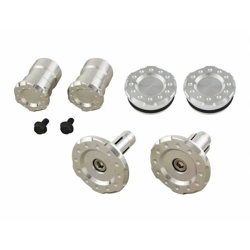 フレームキャップセット シルバー/アルマイト無し Z900RS/CAFE