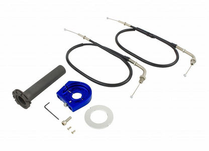 Smooth Slimline High Throttle Kit Blue Ninja 250/400