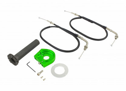 Smooth Slimline High Throttle Kit Lime Green Ninja 250/400