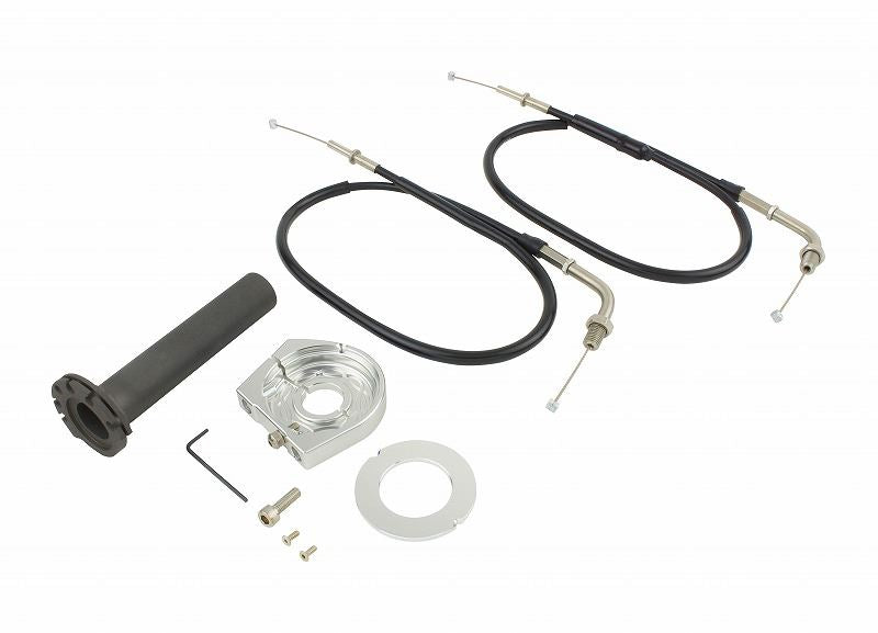 スムーススリムラインハイスロットルキット シルバー ニンジャ250/400