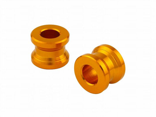 アルミカラースプール ゴールド M6/厚み10mm 2個入り