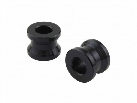 アルミカラースプール ブラック M6/厚み10mm 2個入り