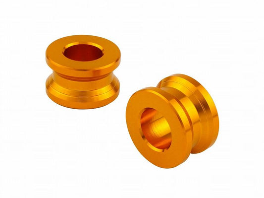アルミカラースプール ゴールド M8/厚み10mm 2個入り