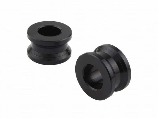 アルミカラースプール ブラック M8/厚み10mm 2個入り