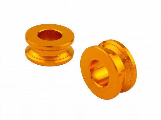 アルミカラースプール ゴールド M10/厚み10mm 2個入り