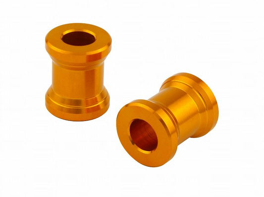 アルミカラースプール ゴールド M6/厚み15mm 2個入り