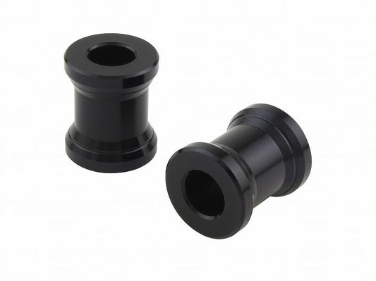 アルミカラースプール ブラック M6/厚み15mm 2個入り