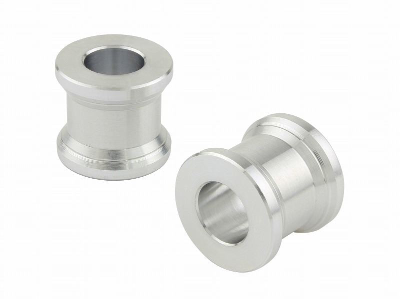 アルミカラースプール シルバー M8/厚み15mm 2個入り
