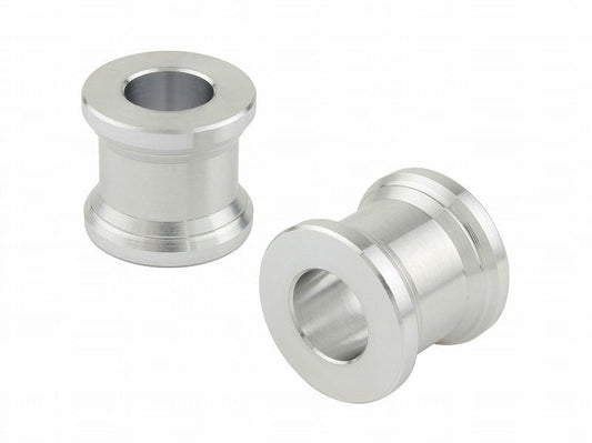アルミカラースプール シルバー M8/厚み15mm 2個入り