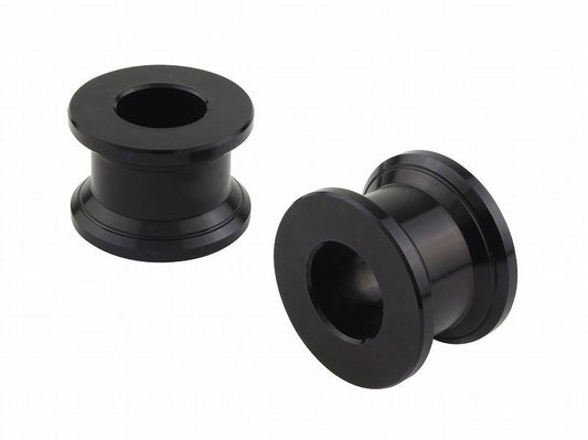 アルミカラースプール ブラック M10/厚み15mm 2個入り