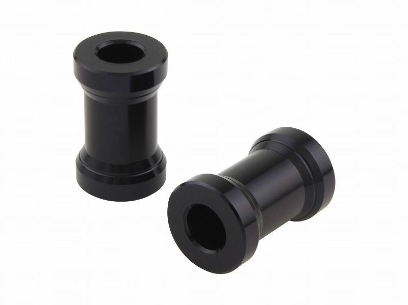 アルミカラースプール ブラック M6/厚み20mm 2個入り