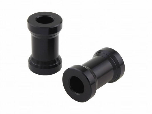 アルミカラースプール ブラック M6/厚み20mm 2個入り