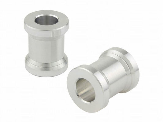 アルミカラースプール シルバー M8/厚み20mm 2個入り