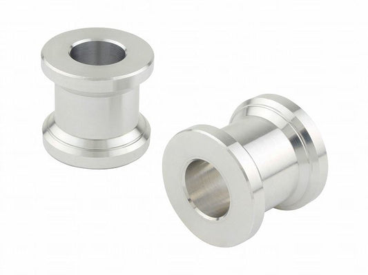 アルミカラースプール シルバー M10/厚み20mm 2個入り