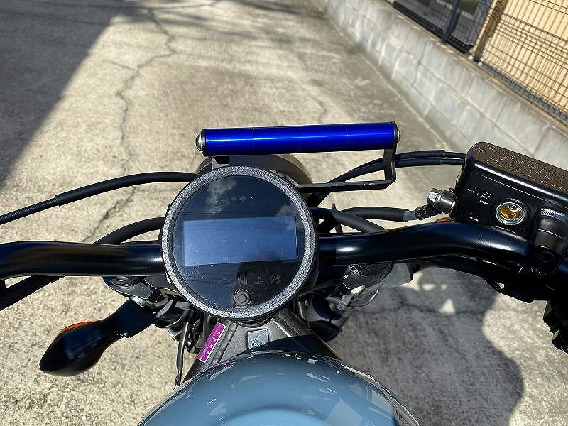スマートフォンホルダーマウント ゴールド レブル250