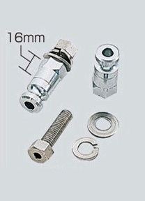 8mm カラーウィンカーステー(SILVER) (ロングボルト)