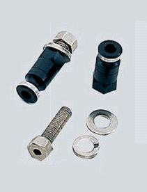 8mm カラーウィンカーステー(BLACK) (ロングボルト)