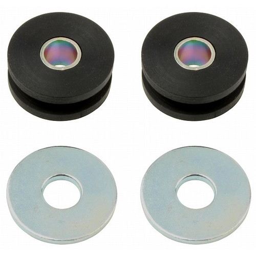 H-shaped rubber with spacer M8X20X8 (spacer 6X7.8X8)