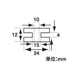 Hガタラバーワッシャー M10X24X12 (2pcs)