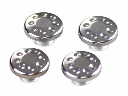 000 M6 Cap Bolt Covers, 4pcs (Plated)